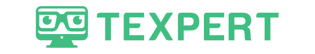 The logo of TEXPERT instant virtual IT and tech support